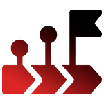 Icon representing weekly progress tracking