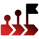 Icon representing weekly progress tracking