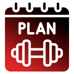 Icon representing weekly check-ins and plan adjustments