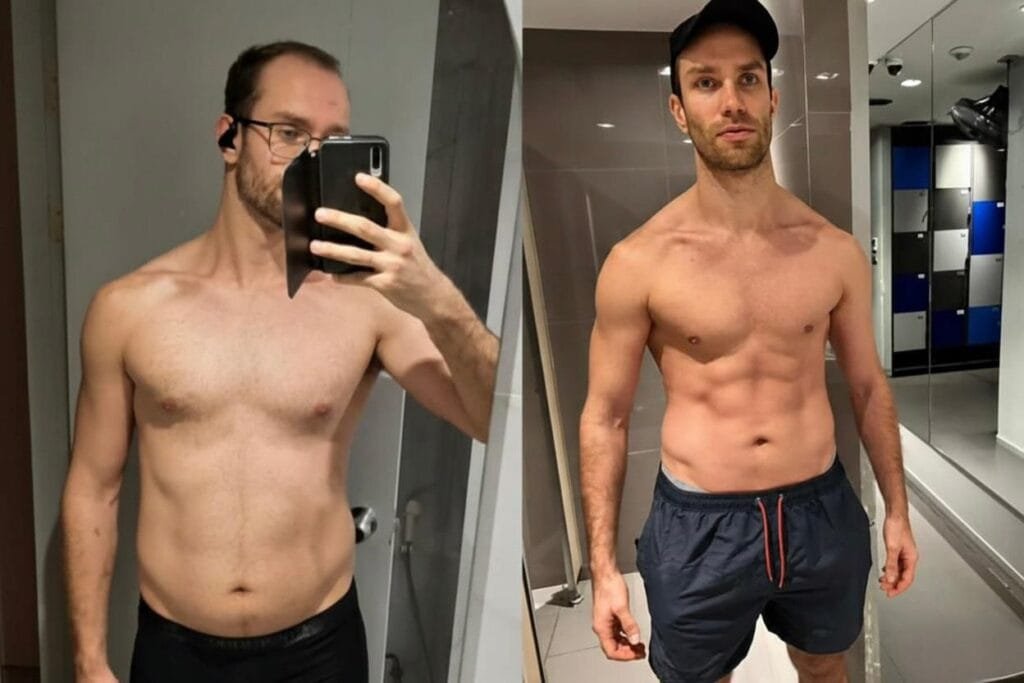 Ben R. personal training transformation with Fit With Gopal